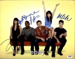 The New Girl cast authentic signed 10x15 photo With PSA Certificate 2616P3