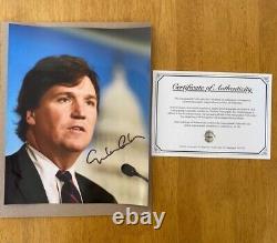 Tucker Carlson Autograph with Certificate Of Authenticity