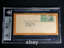 Ty Cobb 12/11/55 Signed (bas) Beckett Certified Authentic Gpc Autographed Mint