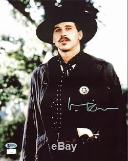 Val Kilmer Tombstone Authentic Signed 11x14 Photo BAS