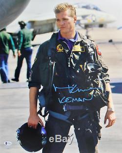 Val Kilmer Top Gun Iceman Authentic Signed 16x20 Photo BAS Witnessed