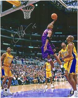 Vince Carter Toronto Raptors Autographed 16 x 20 Dunk vs. Lakers Photograph