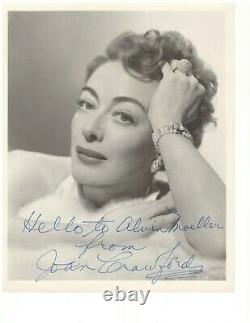 Vintage Joan Crawford Authentic Autographed 8X10 Photo Hand Signed withCOA