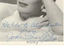 Vintage Joan Crawford Authentic Autographed 8X10 Photo Hand Signed withCOA