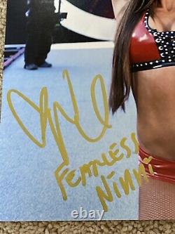 WWE Bella Twins Nikki & Brie signed 11x14 autograph photo JSA Authenticated