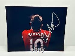 Wayne Rooney Signed Autographed Photo Authentic 8X10 COA