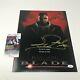 Wesley Snipes Hand Signed 11x14 Blade Photo With Jsa Authenticated Coa D