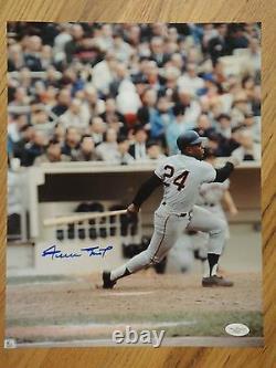 Willie Mays Jsa Signed 11x14 Photograph Autograph Certified Authentic, Mint