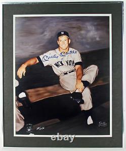 Yankees Mickey Mantle Authentic Signed & Framed 16X20 Lmt Ed Photo JSA #X44221