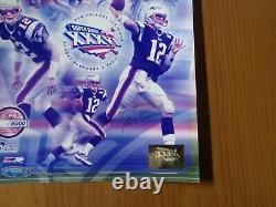 2002 Tom Brady Signé 8x10 Tristar Coa Auto Autographié 100% Authentic Rare