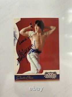 2008 Donruss Jackie Chan Signé Autograph Card Jsa Authentifié Rare Auto Look