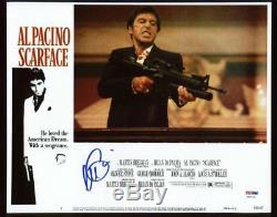 Al Pacino Scarface Signé Authentique 11x14 Photo Dédicacée Psa / Adn Pti # 6a31118
