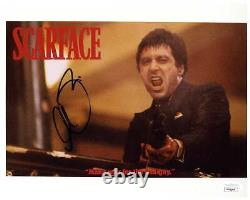 Al Pacino a signé une photo 8x10 de Scarface authentique dédicacée JSA COA