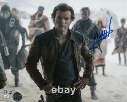 Alden Ehrenreich Signé Autographié 8x10 Photo Star Wars Han Solo Sw221310