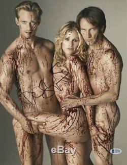 Alexander Skarsgard ' True Blood Signé 11x14 Photo Authentique Auto Beckett Bas
