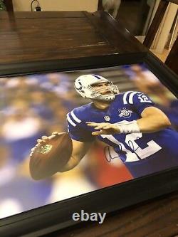 Andrew Luck Indianapolis Colts Signé 16x20 Authentiques Mondiales 783609