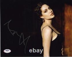 Angelina Jolie Mignonne Photo Autographiée Signée 8x10 Authentique PSA/DNA COA AFTAL