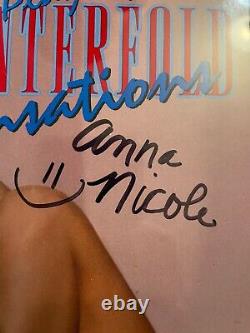 Anna Nicole Smith Signed Magazine Couverture Photo 100 % Authentique