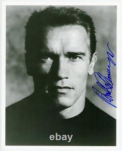 Arnold Schwarzenegger Photo 8 x10 Authentique Signée et Autographiée JSA LOA
