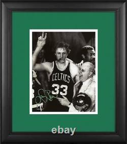 Autographié Larry Bird Celtics 8x10 Photo Fanatique Authentic Coa Item #11751053