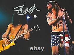 Axl Rose & Slash Original Signé Autographié Photo, Authentique Coa, Guns N Roses
