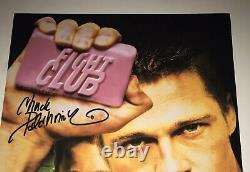 Brad Pitt Edward Norton +1 Authentique Signé À La Main 11x14 Fight Club Jsa Coa