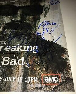 Breaking Bad Cast Signé 11x17 Bob Odenkirk +8 Authentique Autographié Photo