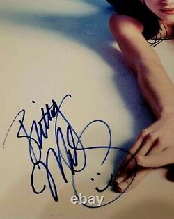 Brittany Murphy Blue Dress / Autographe Authentique Signé À La Main 8x10 Photo Coa