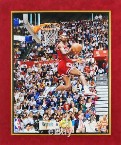 Bulls Michael Jordan Authentique Signé 16x20 Emmêlée Photo Bas # A78912