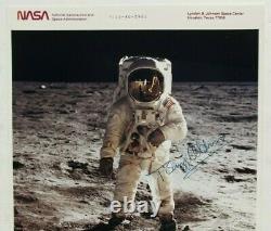 Buzz Aldrin Apollo 11 Signé Rouge Série Numérotée Iconic'visor Photo' Authentique