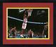 Cadre Evan Mobley Cleveland Cavaliers Signé 8x10 White Jersey Dunk Photo