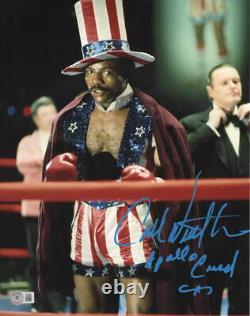 Carl Weathers Signé 11x14 Photo Authentic Autograph Apollo Creed Beckett 2