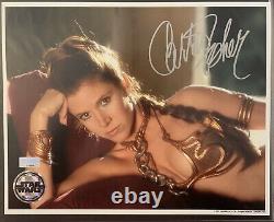 Carrie Fisher Signé Officiel Pix 8x10 Star Wars Photo Celebrity Authentics Auto