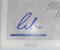 Carte Promotionnelle Autographiée Autographiée Autographiée De Luka Doncic Autographiée Autographiée Autographiée
