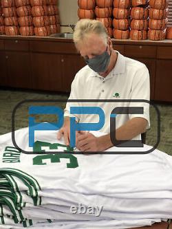 Celtics Larry Bird Authentique Signé 16x20 Photo Avec Red Auerbach Bas Témoin