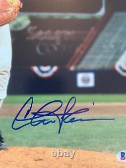 Charlie Sheen Autographié 11x14 Photo Major League Wild Thing Bas Authentic