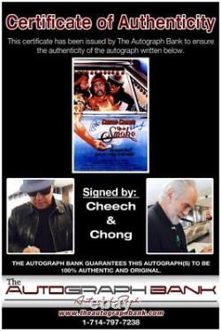 Cheech & Chong photo authentique signée par une célébrité 10x15 avec certificat d'authenticité Y9