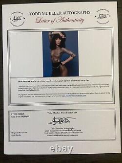 Cher Signé Sexy Voir Thru Top 8 X10 Signé Photo Lettre Authentique