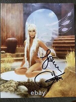 Chère fée nue déesse de la pop, photo signée Lettre d'authenticité authentique