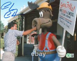 Chevy Chase Vacances Authentique Signé 8x10 Photo Punching Moose Bas Témoin 43