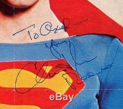 Christopher Reeve Superman Autograph (bas Beckett Assermentée) Signé