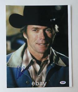 Clint Eastwood Signé Authentic Autographied 11x14 Photo (psa/adn) #q29956