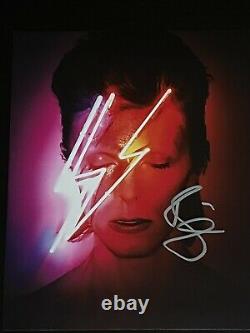 David Bowie Autographié 8x10 Photo Signée, Authentique, Chanteur Coa