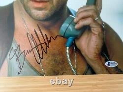 Die Hard Bruce Willis Signé 11x14 Photo Authentique Autograph Bas Beckett Coa