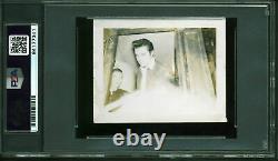 Elvis Presley Signé Authentique 2,75x3.5 Photo Autographiée Psa/adn Dlabbed