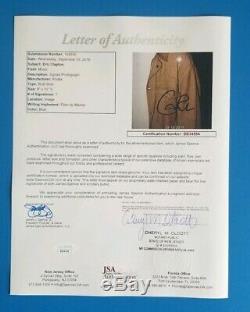 Eric Clapton Signe 8x10 Photo Couleur Avec Bas Certified Authentique Jsa Coa Psa