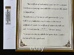 Gene Wilder, Willy Wonka, photo authentique signée à la main, format 8x10, certificat d'authenticité (COA)