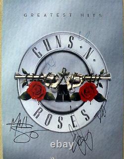 Guns N Roses Autographié Photo Signée À La Main 12x16 Aveccertificate Of Authenticity