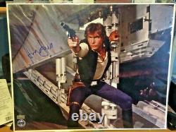 Harrison Ford Star Wars Signé Officiel Pix Opx 16x20 Photo Celebrity Authentics