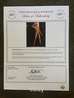 Image signée du concert de Pink avec lettre d'authenticité et certificat d'authenticité EX COA
